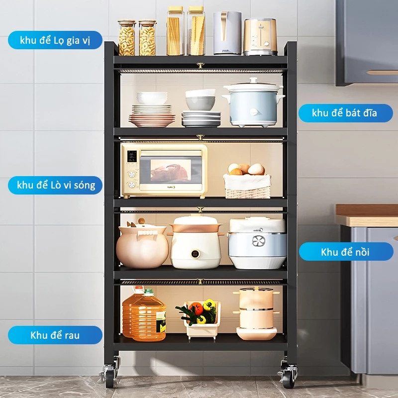 kệ nh&agrave; bếp sơn tĩnh điện